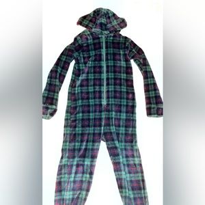 3/$12 Fleece zip up pajamas